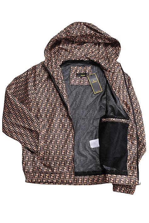 fendi plaid jacket mens|fendi windbreaker jacket.